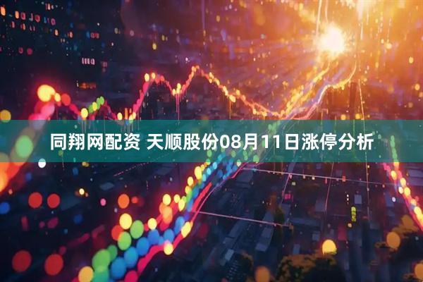 同翔网配资 天顺股份08月11日涨停分析
